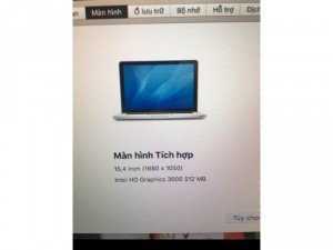 Apple MacBook pro 15in năm 2011