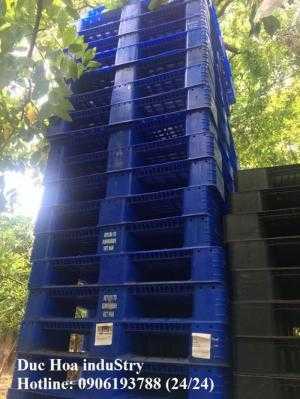 Pallet nhựa cũ tại Cà Mau, giao hàng toàn quốc - Duc Hoa induStry 0906193788 (24/24)