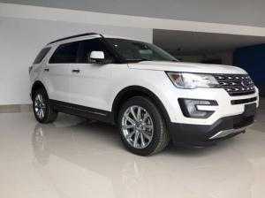 Ford Bến Thành Tây Ninh bán Ford Explorer 2018 Facelif màu trắng, xe 7 chổ cao cấp, SUV nhập Mỹ. giao xe liền