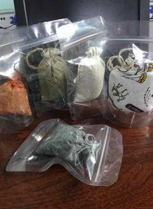 Túi thơm cà phê khử mùi dây rút