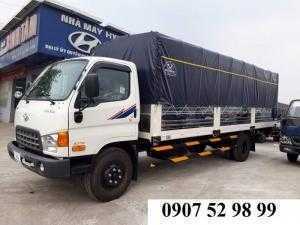 Xe tải Hyundai HD120SL thùng mui bạt 8,1 tấn thùng 6m3 tại An Giang, Trà Vinh, Đồng Tháp, Kiên Giang