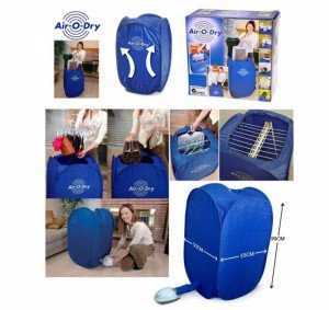 Máy sấy quần áo thông minh Air-O-Dry với tính năng 3 trong 1, sử dụng bộ phát nhiệt ổn định PTC giúp sấy khô nhanh quần áo, chống nhăn, không bám bụi, không bạc màu. Máy có thể sấy nhiều quần áo trọng lượng tối đa mà máy có thể sấy lên tới 7kg quần áo mỗi lần, giúp tiết kiệm điện và thời gian cho gia đình bạn.