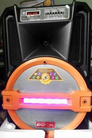 Loa kéo karaoke BV12, loa bass 3 tấc, tặng 2 micro