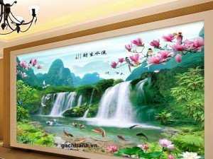 Tranh 3d suối chảy