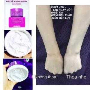 test kem body sữa lạnh. trắng mềm miijn không lộ vân kem. makeup da trắng mịn rưng luôn nhé