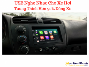 Bộ 2 USB Nghe Nhạc Hơn 1300 Bài Hát Và USB Bluetooth 5 in 1 Cho Xe Hơi - MSN388330