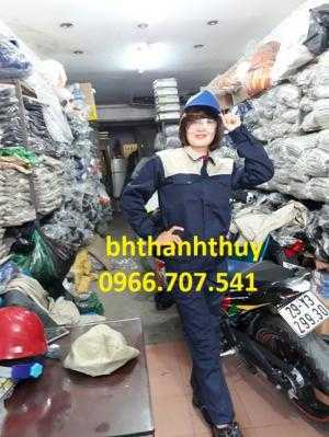 Quần Áo Bảo Hộ Phối Màu Ghi Cam Tím Than Ba115