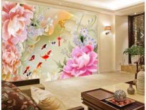 tranh dán tường, gạch 3d