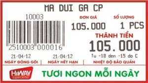 Tem cân - Tem siêu thị giá hấp dẫn