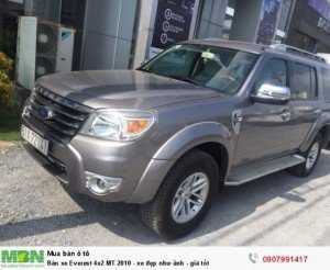 Bán xe Everest 4x2 MT 2010 - xe đẹp như ảnh - giá tốt