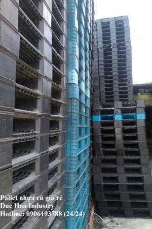 Duc Hoa Industry chuyên pallet nhựa cũ giá rẻ nhất Hồ Chí Minh, giao hàng toàn quốc - Liên hệ: 0906193788 (24/24)