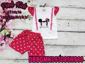 Đồ bộ bé gái Mickey hồng