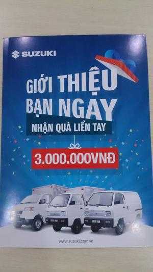 Suzuki 740kg thùng lửng 2017 nhập khẩu Indonesia