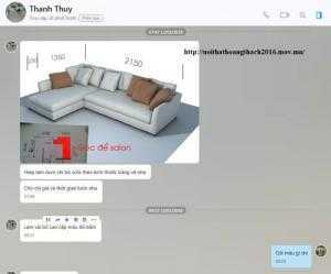 Sofa góc L bọc vải bố sang chảnh (theo kích thước bản vẽ) - Xưởng sản xuất sofa giá rẻ tại HCM