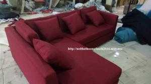Sofa góc L bọc vải bố sang chảnh (theo kích thước bản vẽ) - Xưởng sản xuất sofa giá rẻ tại HCM
