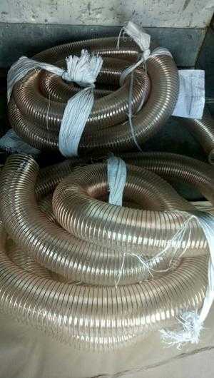 Ống Hút Bụi Pu Lõi Thép Mạ Đồng D150 , D125, Ống Hút Bụi Nhựa Pvc Có Lõi Thép D115