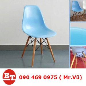 Bàn ghế nhựa chân gỗ giá rẻ