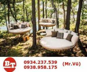 Ghế xích đu có bọc nệm