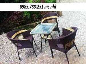 Bàn ghế cafe sân vườn giá rẻ nhất