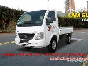 Xe tải Tata 1. 2 tấn thùng lửng máy dầu, nhập khẩu nguyên chiếc từ Ấn Độ