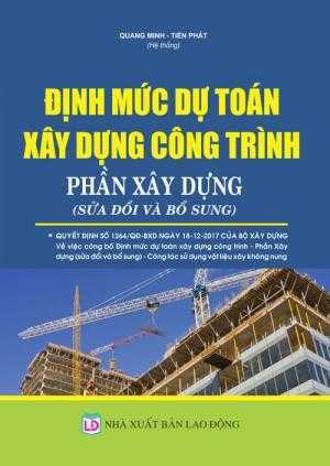 Định mức dự toán xây dựng công trình