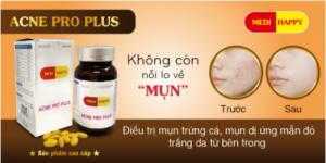 Sản phẩm hỗ trợ người bị mụn trứng cá Acne Pro Plus