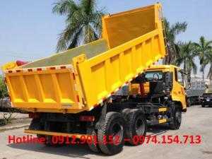 Xe ben 2 cầu 1 zí nâng tải dễ dàng và tiện lợi, nâng cao hiệu suất hoạt động.