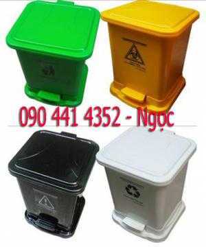 Thùng rác y tế 15 lít, thùng đựng rác 20 lít , thùng rác có chân đạp 15L , thùng chứa rác y tế 20L .