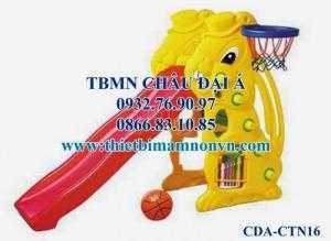 Cầu trượt mini nhựa nhập khẩu cho bé vui chơi trong nhà