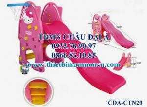 Cầu trượt mini nhựa nhập khẩu cho bé vui chơi trong nhà