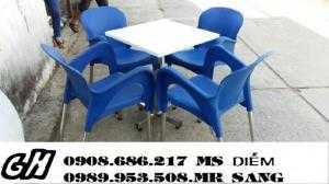 Thanh lý ghế nhựa giá rẻ nhất hgh075