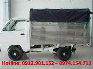 Xe tải nhỏ suzuki 650kg thùng mui bạt