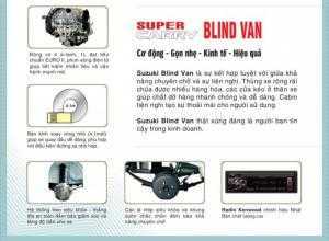 Cần bán xe tải Van- suzuki blind van tiêu chuẩn EURO 4 khuyến mại 100% thuế TB.