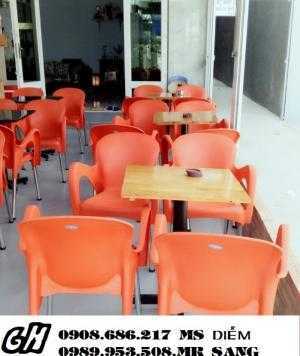 Bàn ghế nhựa cafe sân vườn giá rẻ nhất hgh076