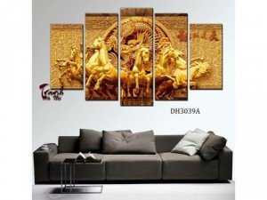 Tranh ghép bộ 5 bức Mã Đáo DH3039A