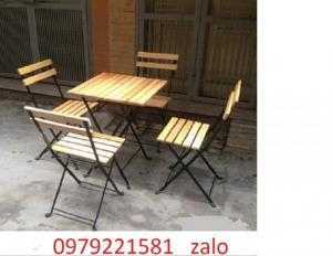Bàn ghế gỗ chuyên dùng cho quán nhậu anh