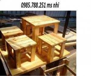 Bàn ghế ngoài trời mini