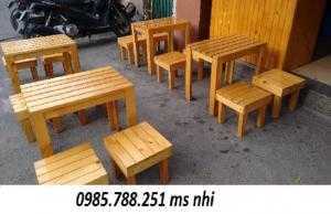 Bàn ghế ngoài trời mini