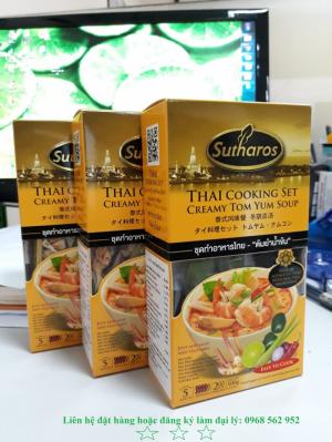 Hộp gia vị lẩu Thái Tom Yum được nhập khẩu bởi công ty Trường Thịnh