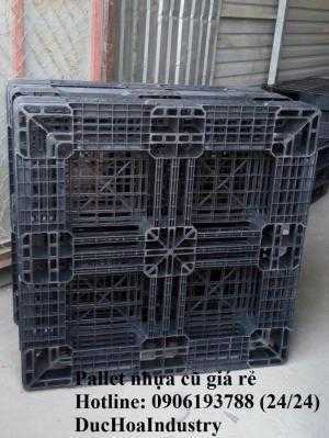 Bán pallet nhựa cũ giá rẻ tại Hồ Chí Minh, đủ mọi kích thước pallet