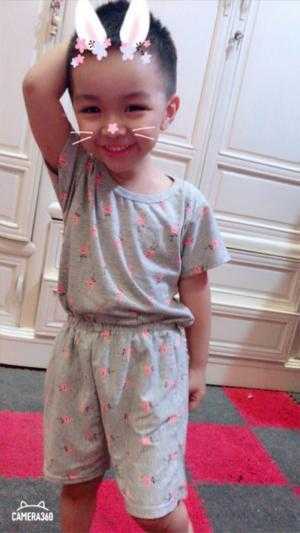 Bộ cotton cho bé trai bé gái