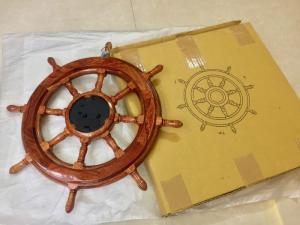 Mỹ nghệ gỗ (mô hình Vô lăng tàu 40cm)