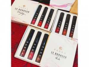 Set 3 Son Lì Parea Lipstick chính hãng