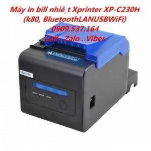 Máy in bill nhiệt Xprinter XP-C230H (k80, BluetoothLANUSBWiFi)