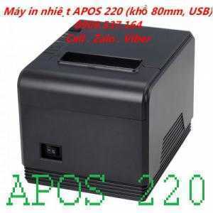 Máy in nhiệt APOS 220 (khổ 80mm, USB)