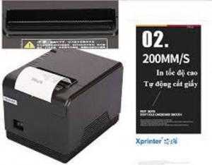 Máy in nhiệt Xprinter XP Q200 (khổ 80mm, UP)