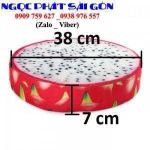 Đệm Ngồi Gối Ôm 3D Hình Trái Cây, Hình Hoạt Hình