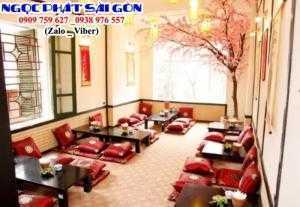 Gối tựa lưng trang trí bàn trà Nhật, gối ôm sofa, gối salon. Nệm Ngồi Ngọc Phát Sài Gòn.
