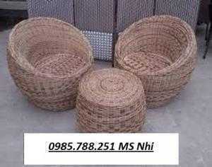 Bàn ghế nhựa giả mây