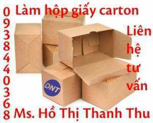 Làm thùng carton, hộp carton chất lượng, đẹp, giá rẻ nhất TP.HCM